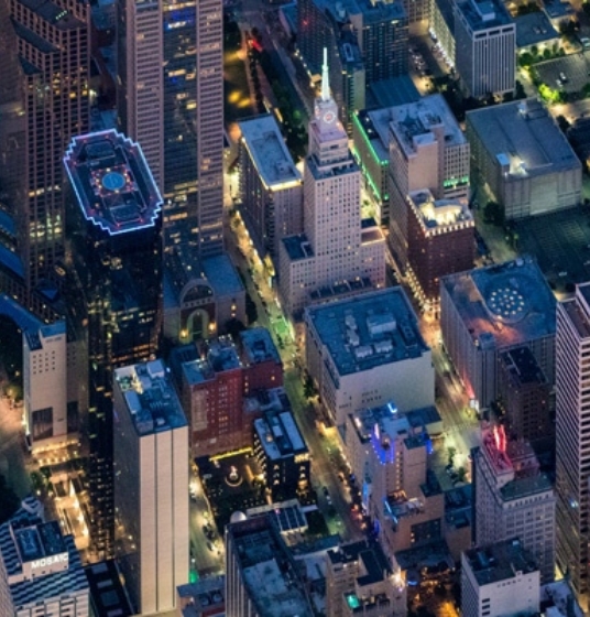 Helicopter Ride at Night