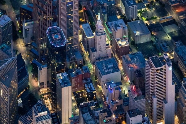 Helicopter Ride at Night